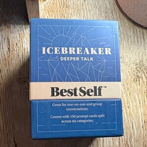 Icebreaker Deeper Talk Card Game - Blue